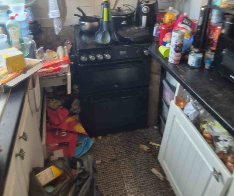 Before: hoarder clearance job 3, North East